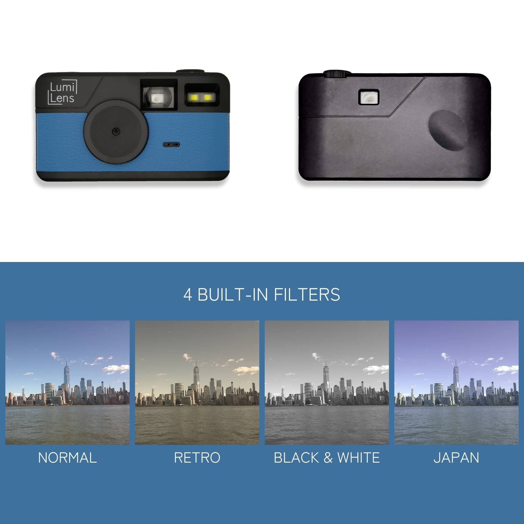 Lumi Lens Blue - Screen Free Digital Camera